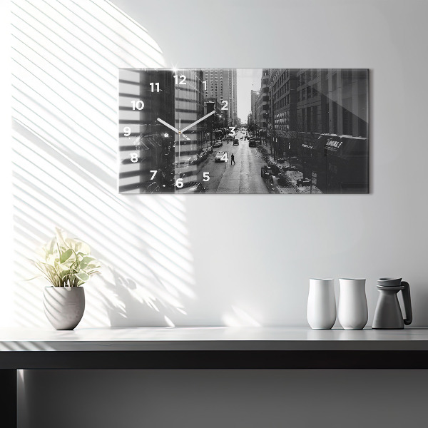 Reloj horizontal Calles de Chicago