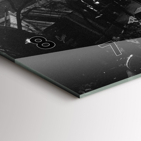 Reloj horizontal Calles de Chicago