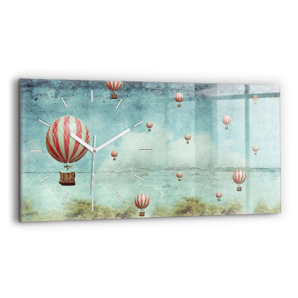 Reloj horizontal Globos