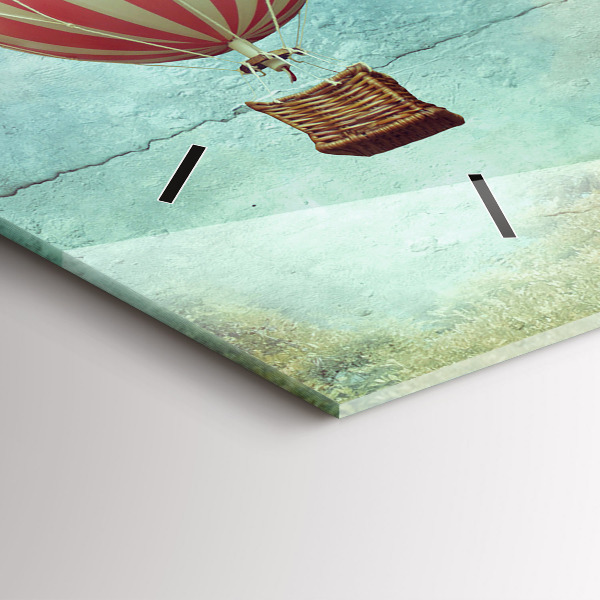 Reloj horizontal Globos