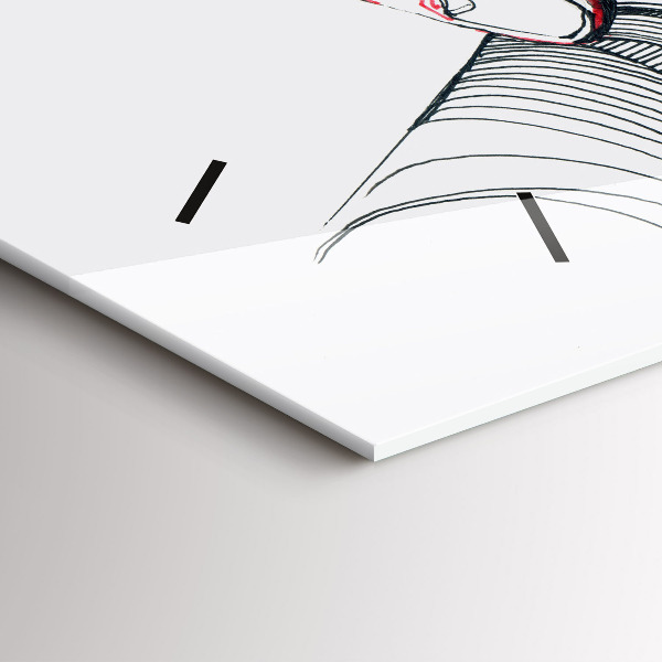 Reloj de cristal horizontal Cogidos de la mano