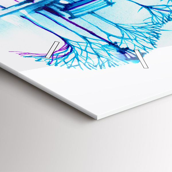 Reloj de cristal horizontal Cello Parque Lago