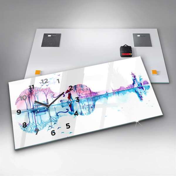 Reloj de cristal horizontal Cello Parque Lago