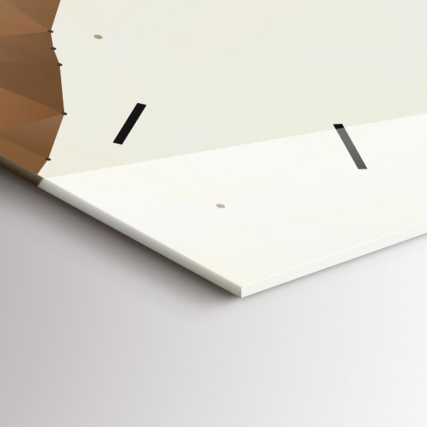 Reloj de cristal horizontal Creación de Adán