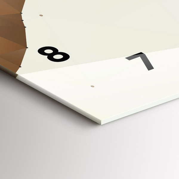 Reloj de cristal horizontal Creación de Adán