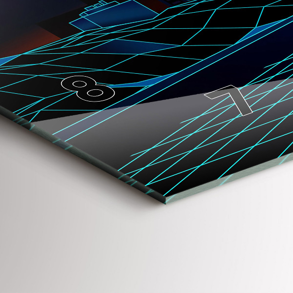 Reloj horizontal Ciudad del ciberespacio