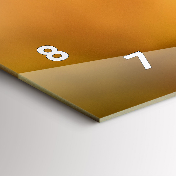 Reloj de cristal horizontal Pájaro colibrí