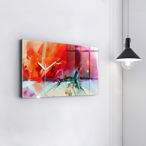 Reloj de cristal horizontal Filas de especias