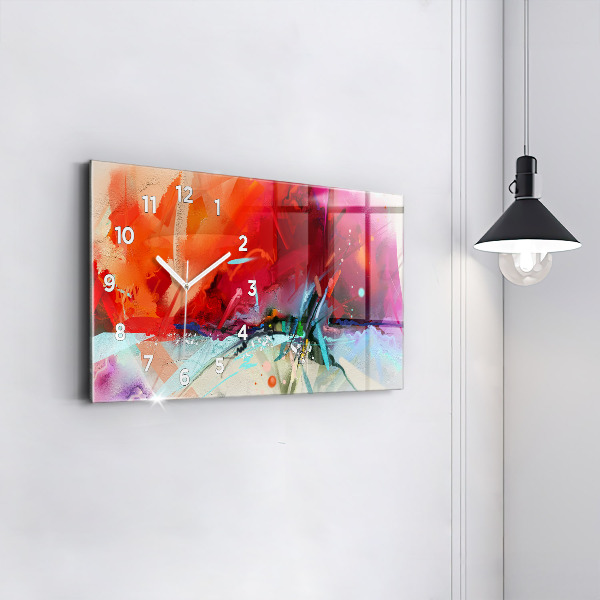 Reloj de cristal horizontal Filas de especias