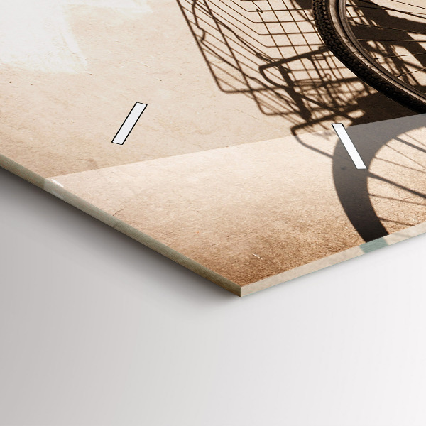 Reloj de cristal horizontal Bicicleta italiana