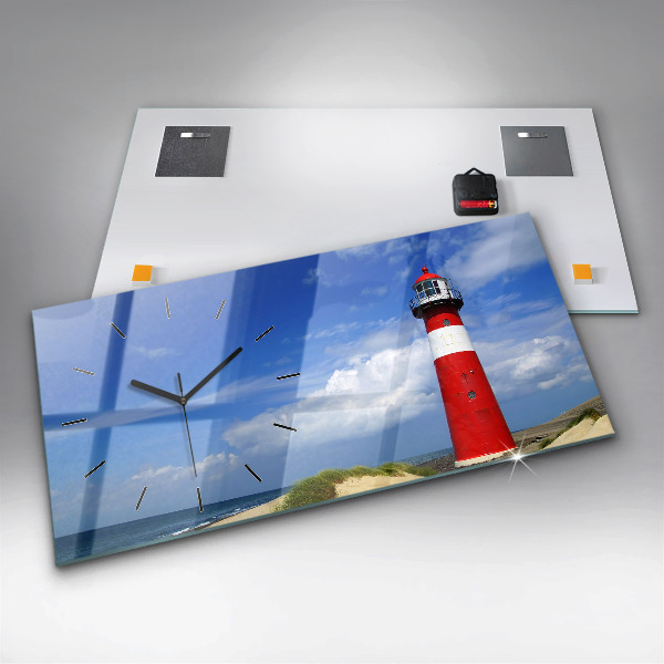 Reloj de cristal horizontal Faro