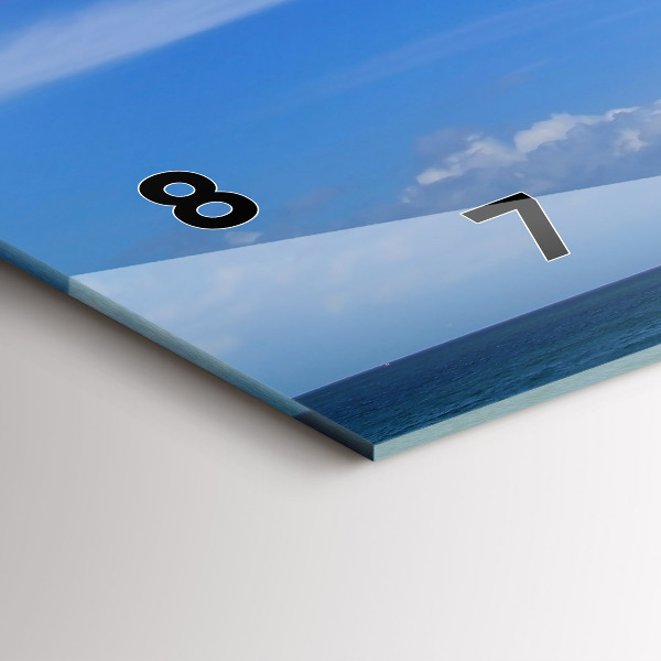 Reloj de cristal horizontal Faro