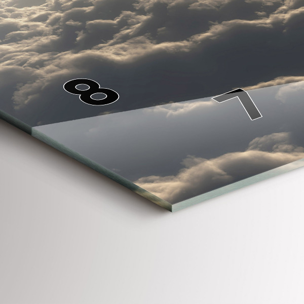 Reloj horizontal Globo en el cielo