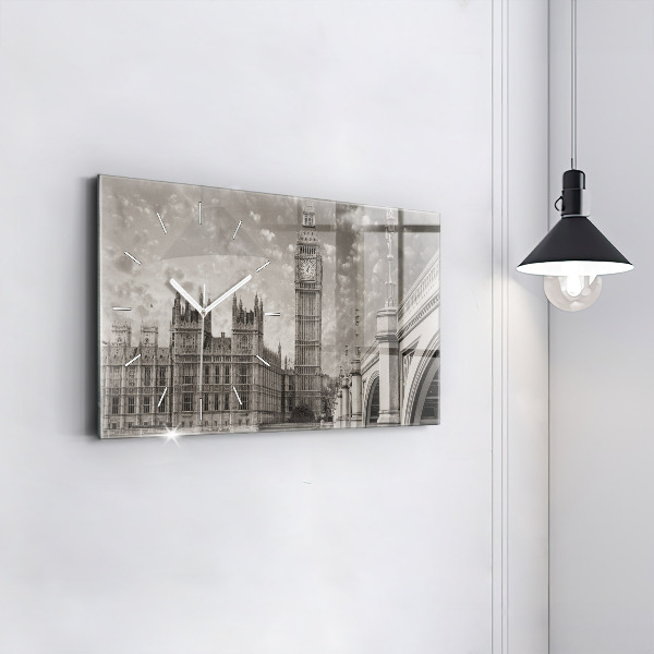 Reloj horizontal Londres Inglaterra Big Ben