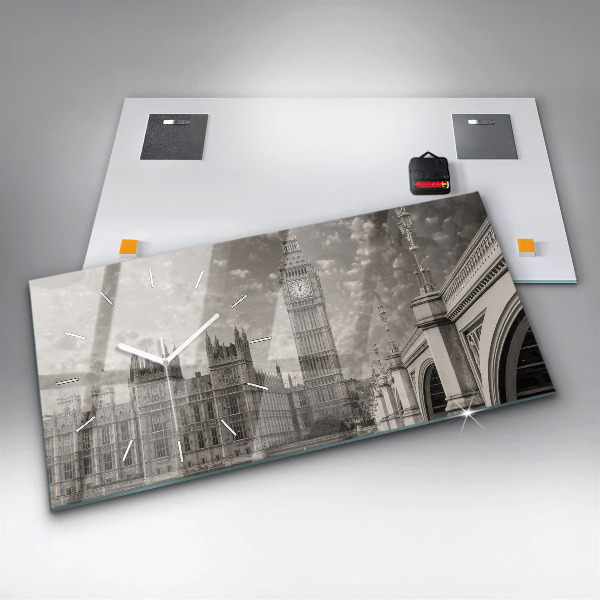 Reloj horizontal Londres Inglaterra Big Ben