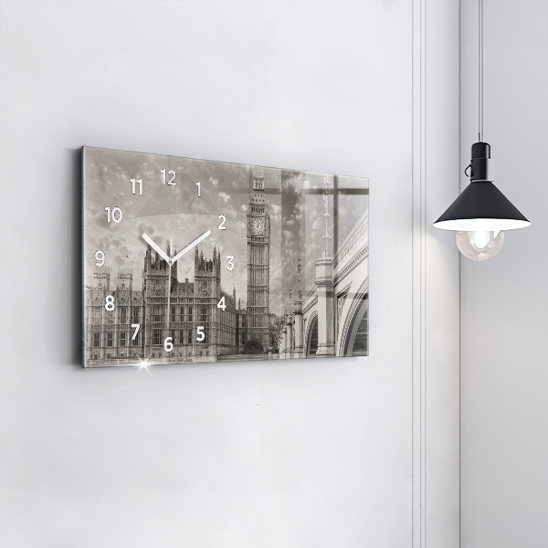 Reloj horizontal Londres Inglaterra Big Ben