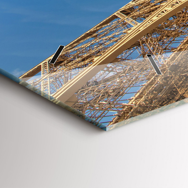 Reloj horizontal Francia Torre Eiffel