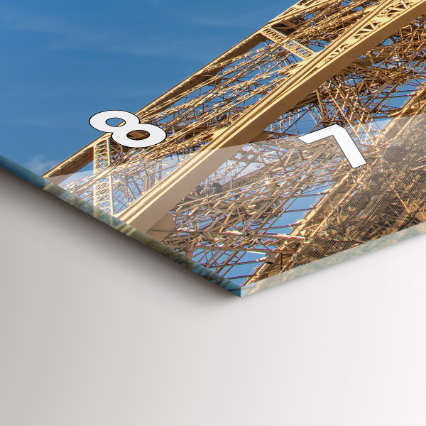 Reloj horizontal Francia Torre Eiffel