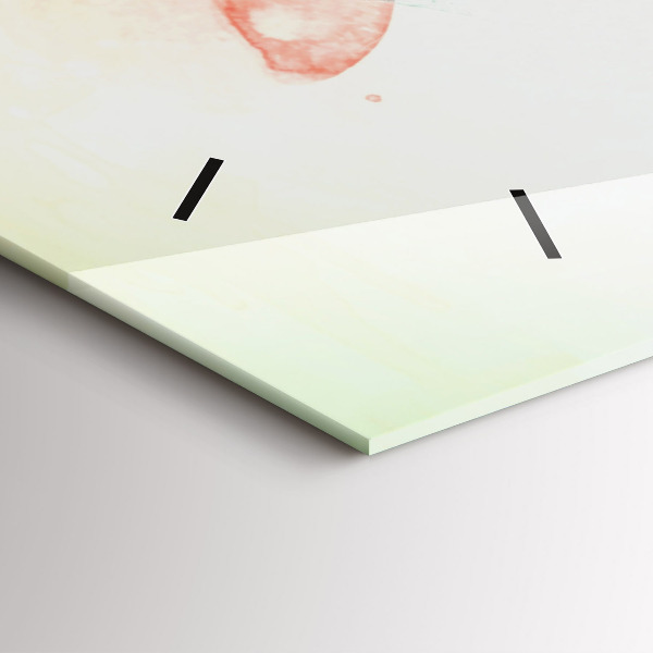 Reloj horizontal Rostro abstracto de mujer