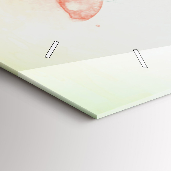 Reloj horizontal Rostro abstracto de mujer