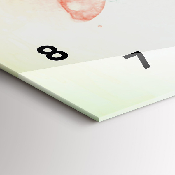 Reloj horizontal Rostro abstracto de mujer