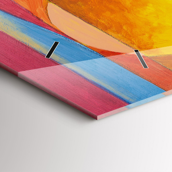 Reloj horizontal Arte Decoración Abstracción