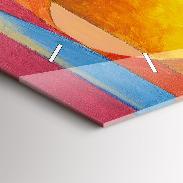 Reloj horizontal Arte Decoración Abstracción