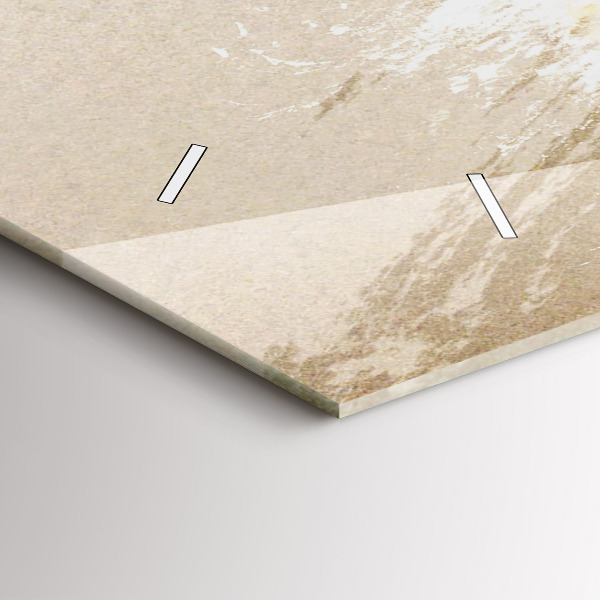 Reloj horizontal Retrato de mujer abstracto