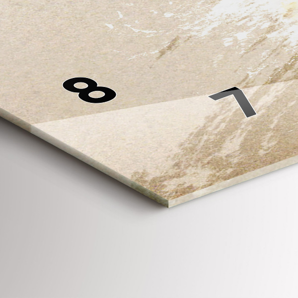 Reloj horizontal Retrato de mujer abstracto