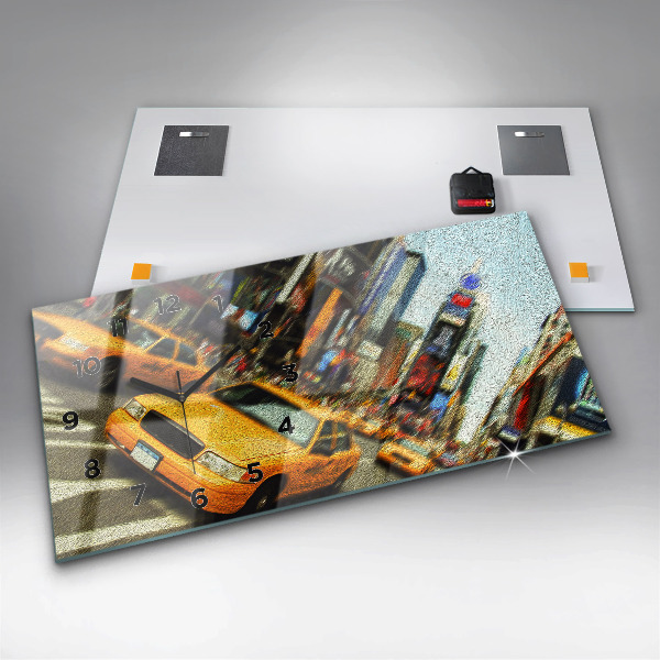 Reloj horizontal Taxis de Nueva York