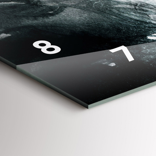 Reloj horizontal Retrato de mujer con labios rojos