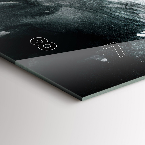 Reloj horizontal Retrato de mujer con labios rojos