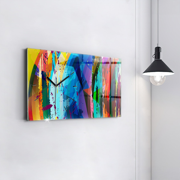 Reloj horizontal Fondo abstracto