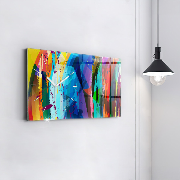 Reloj horizontal Fondo abstracto