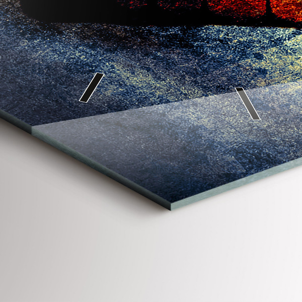 Reloj de cristal horizontal Mariposa estilo vintage