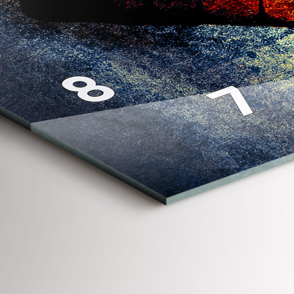 Reloj de cristal horizontal Mariposa estilo vintage