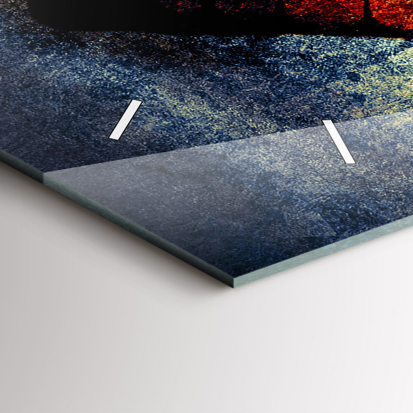 Reloj de cristal horizontal Mariposa estilo vintage