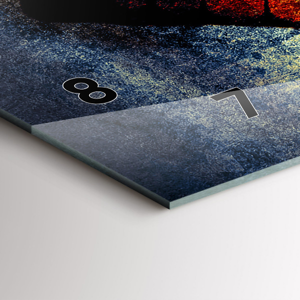 Reloj de cristal horizontal Mariposa estilo vintage