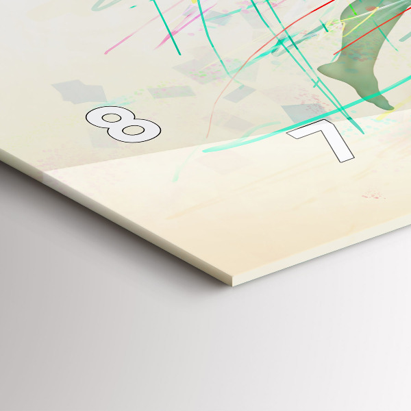 Reloj horizontal Gente colorida