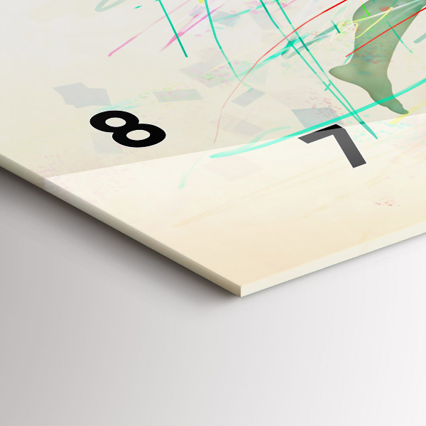 Reloj horizontal Gente colorida