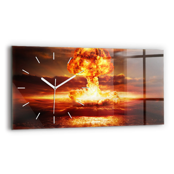Reloj horizontal Explosión de una bomba atómica