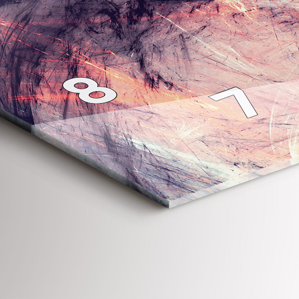 Reloj horizontal Imagen abstracta