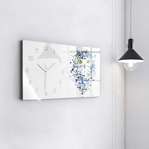 Reloj horizontal Mirada de búho