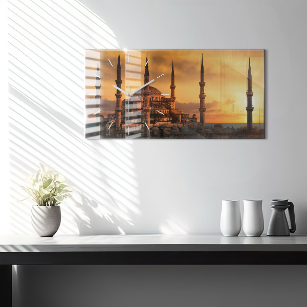 Reloj de cristal horizontal Mezquita de Estambul