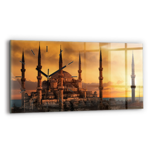 Reloj de cristal horizontal Mezquita de Estambul