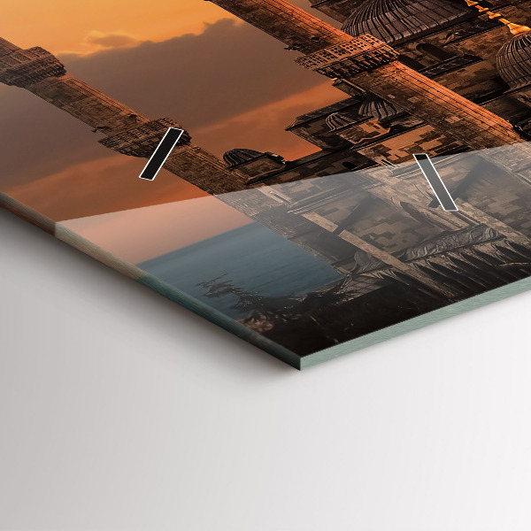 Reloj de cristal horizontal Mezquita de Estambul