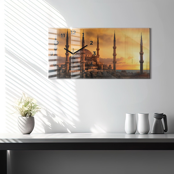 Reloj de cristal horizontal Mezquita de Estambul