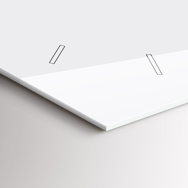 Reloj de cristal horizontal Cabeza de oso