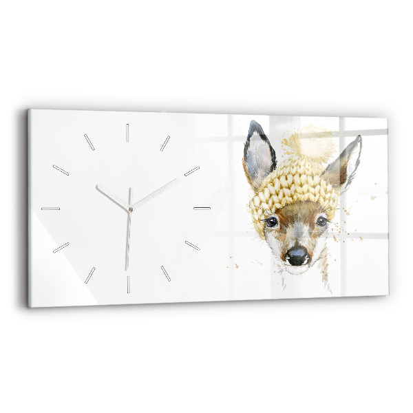 Reloj de cristal horizontal Ciervo