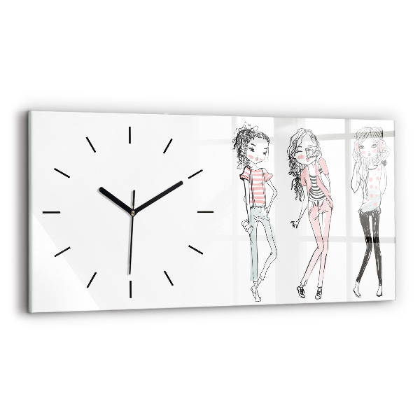 Reloj de cristal horizontal Moda femenina